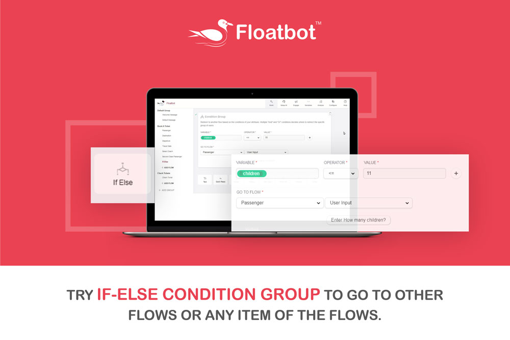 if-else condition in floatbot