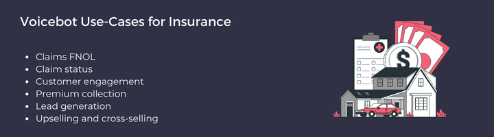 Voicebot Use Cases for Insurance